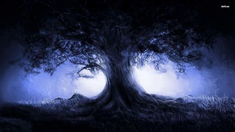 Blue Trees Wallpapers - Top Free Blue Trees Backgrounds - WallpaperAccess