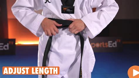 Taekwondo: How to tie your belt | SportsEdTV