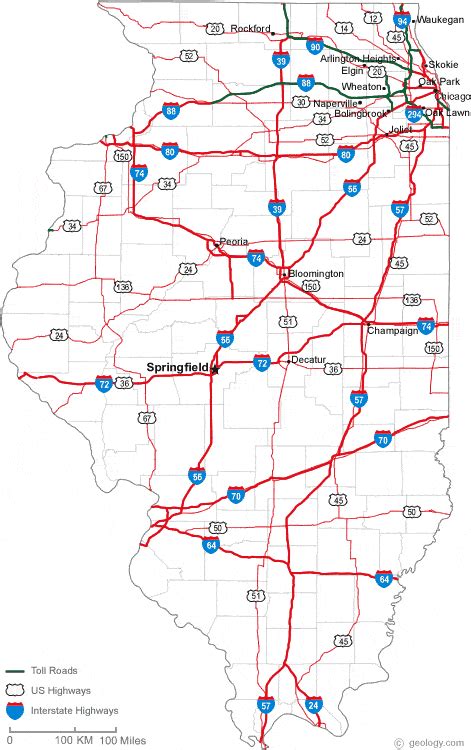 Map of Illinois