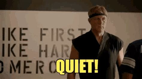 Johnny Lawrence Cobra Kai Quiet GIF - Johnny Lawrence Cobra Kai Quiet Cobra - Discover & Share GIFs