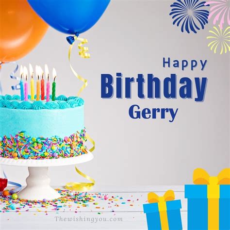 100+ HD Happy Birthday gerry Cake Images And Shayari