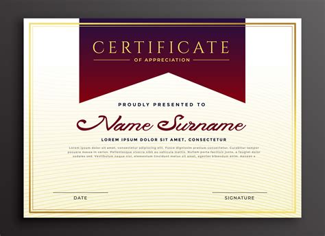 certificate of appreciation business template - Download Free Vector Art, Stock Graphics & Images