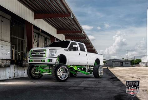 2016 f350 with specialty forged wheels #brightgreen | Ford trucks, Cars ...