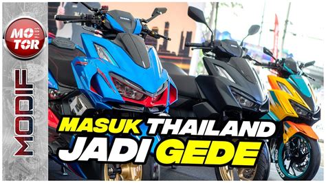 Honda Vario 160 Modifikasi ala Thailand, Racing Look Jadi Besar | Motor Plus Modif - YouTube