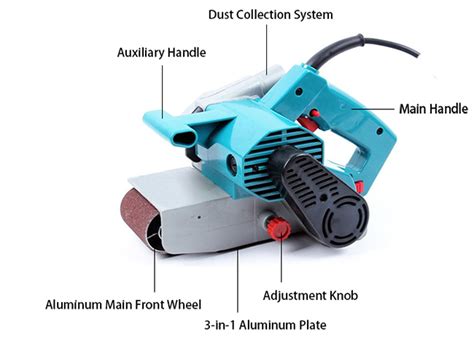 4Amp 3 x 21 Inch Variable Speed Belt Sander | Tool.com