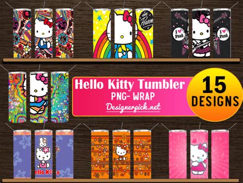 Hello Kitty Tumbler Wrap Bundle - Best Quality Design Bundle