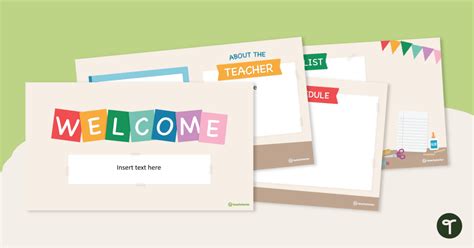 Back to School – Meet the Teacher PowerPoint Template | Teach Starter