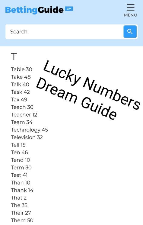 34 Lucky Numbers Dream Guides ideas in 2021 | dream guide, lucky, dream