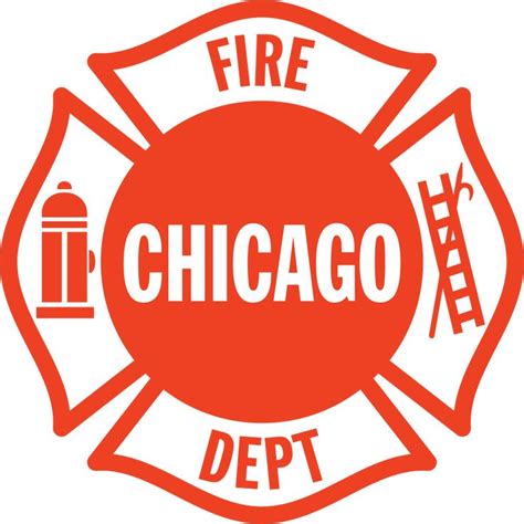 Chicago Fire Dept. Stickers By thelosthosecompany - Design By Humans | Chicago fire, Chicago ...