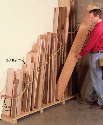 12 DIY Lumber Storage Racks - Dream Design DIY