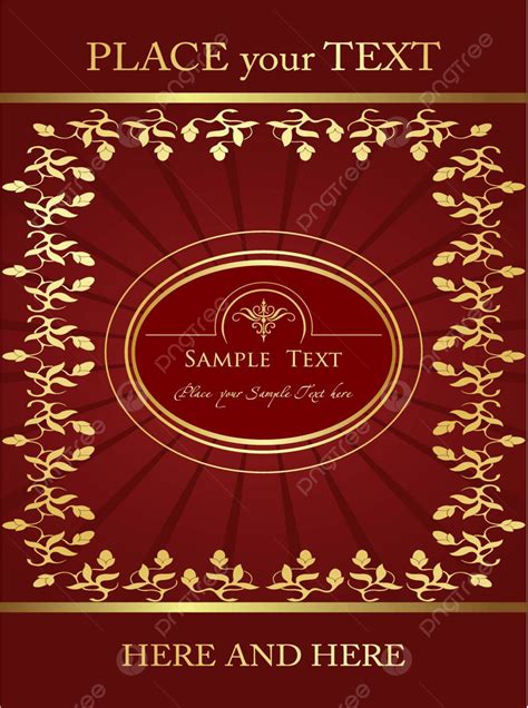 Abstract Vintage Frame And Elements Background Formal Elegant Ornament ...