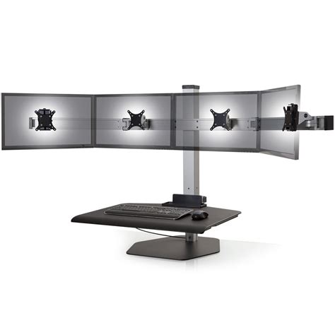 Innovative Winston Quad Monitor Sit-Stand Workstation