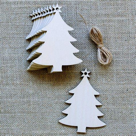 Blank Wooden Ornaments Wood Blanks Ornament Blanks Wood Burning Blank Wood Canvas Christmas ...