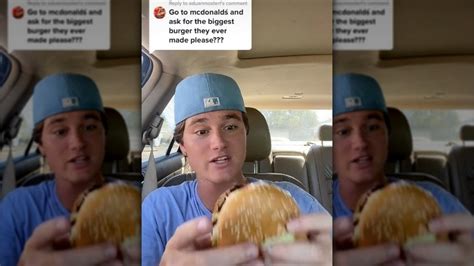 TikTok Is In Disbelief Over The Size Of A Custom McDonald's Burger