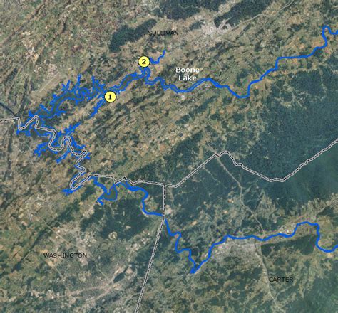 Localwaters Boone Lake Maps ramps access