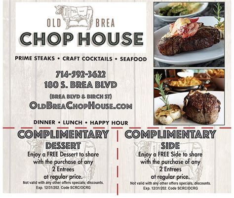 Old Brea Chop House | OC Restaurant Guides