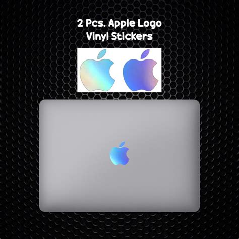 Apple Logo WATERPROOF STICKER VINYL decal for Macbook, Laptop 49 mm ...