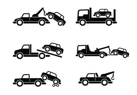 Towing Car Vector 149334 Vector Art at Vecteezy