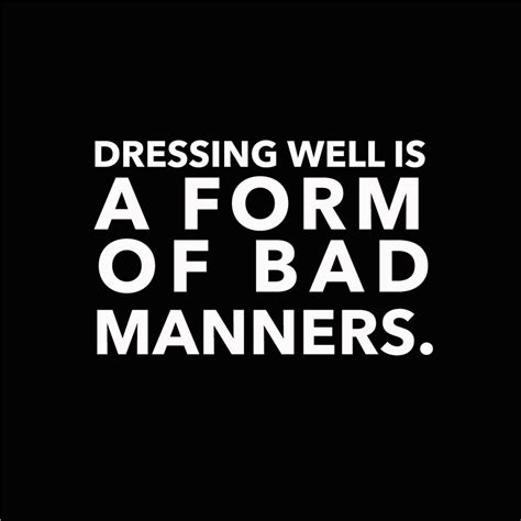 Dressing Well is a Form of BAD Manners | Masculine Style