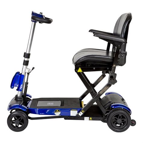 Drive Blue Electronically Self-Folding 4 Wheel Mobility Scooter,