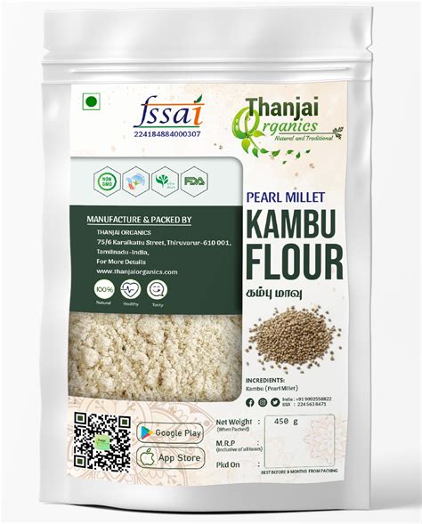 Online Premium Pearl Millet Flour : Thanjai Organics