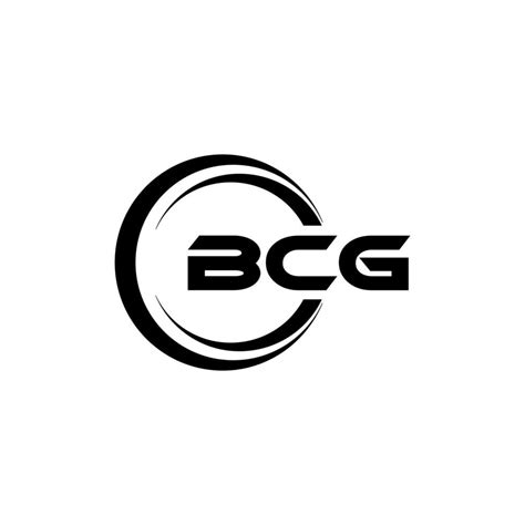 BCG letter logo design in illustration. Vector logo, calligraphy ...