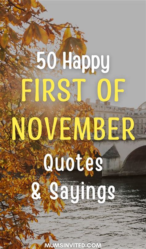 50 Hello November Quotes To Get You Excited For The Colder Months ...