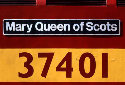 37401 Mary Queen of Scots Nameplate 20 July 2000