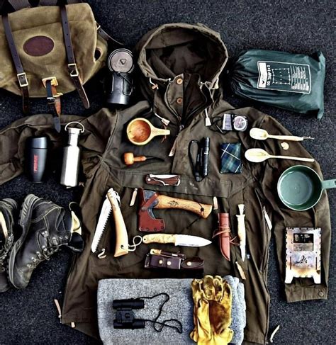 Bushcraft Survival Loadout and Menswear | Bushcraft gear, Outdoor survival gear, Bushcraft camping