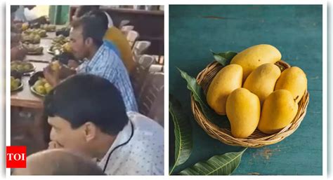 Watch: The video of Bihar’s Mango eating contest is so much fun! - Times of India