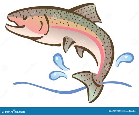 Jumping Fish Stock Vector - Image: 47992585