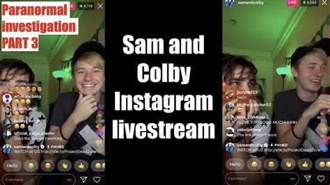 Sam and Colby Livestream (Paranormal Investigation) *PART 3* - YouTube