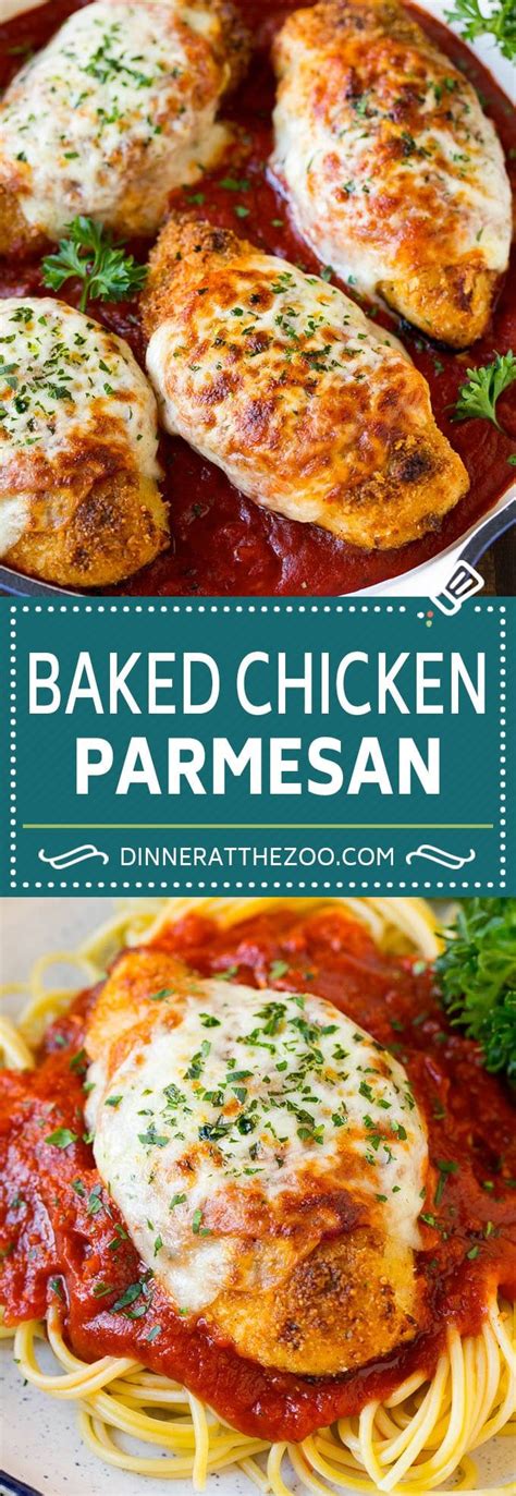 Baked Chicken Parmesan | Chicken parmesan recipe italian, Baked chicken ...