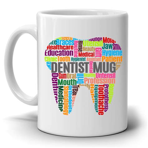 A Cool and Fun Dentist Coffee Mug is a Unique Gift idea for the Dental Profession, 100% ...