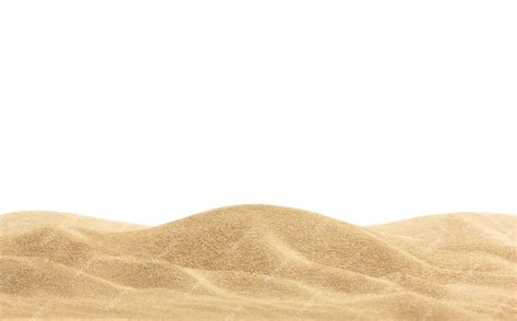 Premium Photo | Desert sand isolated