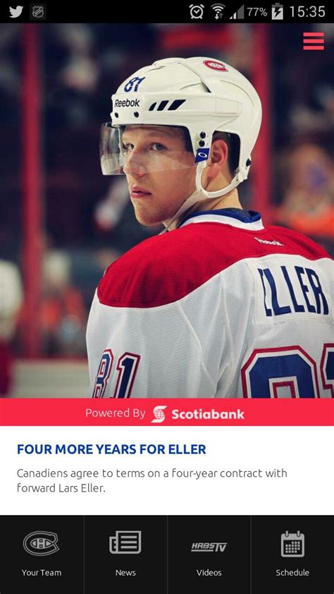 Lars Eller • Montreal Canadiens | Montreal canadiens, Canadiens, Montreal