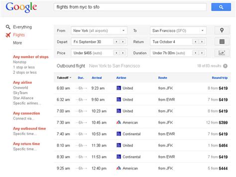 Google flight search engine features - CBS News