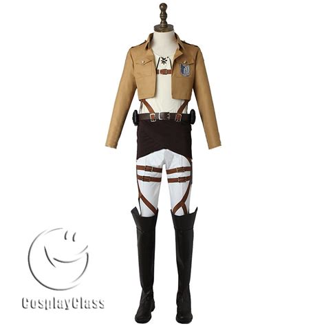 Attack on Titan Eren Yeager Cosplay Costume - CosplayClass