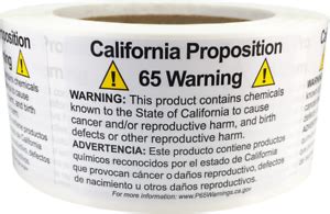 California Proposition 65 Warning Labels 2 x 3 Inch Rectangle 500 Stickers | eBay