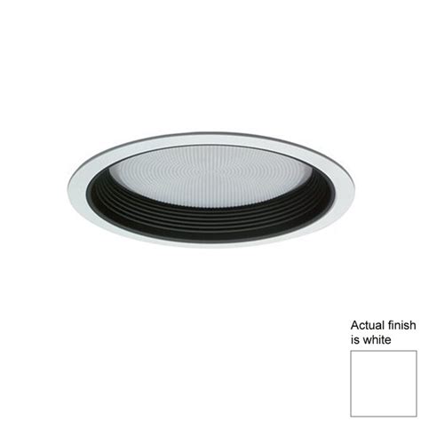 Nicor Lighting White Baffle Recessed Light Trim (Fits Housing Diameter: 8-in) in the Recessed ...