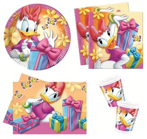 Daisy Duck Birthday Party Range (Partyware/Celebration/Decoration) | Daisy duck party, Duck ...