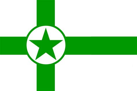 Made Esperanto Flag Nordic Style : r/vexillology