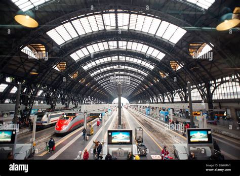 Milan. Italy - May 20, 2019: Milan Central Station Interior View ...