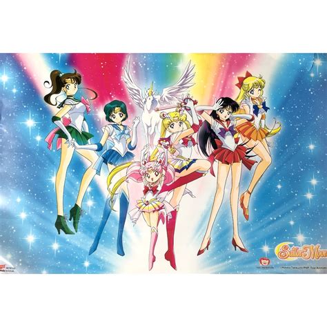 Sailor Moon S Rainbow Poster [Rolled Only] | Video Game Heaven