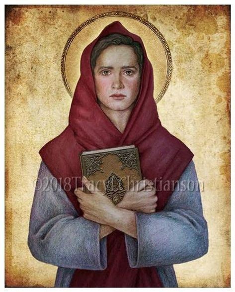 St. Amelia Print, Catholic Art | Catholic art, Art, Catholic