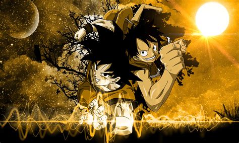 goku and luffy wallpaper by BRAREX on DeviantArt