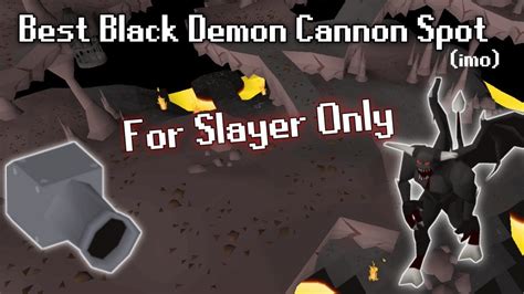 Best Black Demon Cannon Spot - OSRS - YouTube