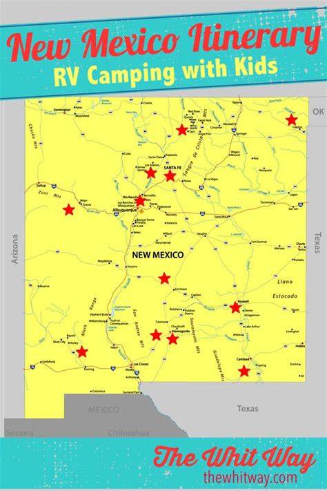 New Mexico Family RV Camping Itinerary - The Whit Way to explore NM www.thewhitway.com | New ...