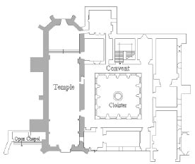 Typical floor plan of a convent and temple. | Download Scientific Diagram