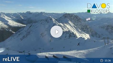 Davos Skiing Resort Parsenn Ski Slope Weather Web Cam Graubünden Switzerland